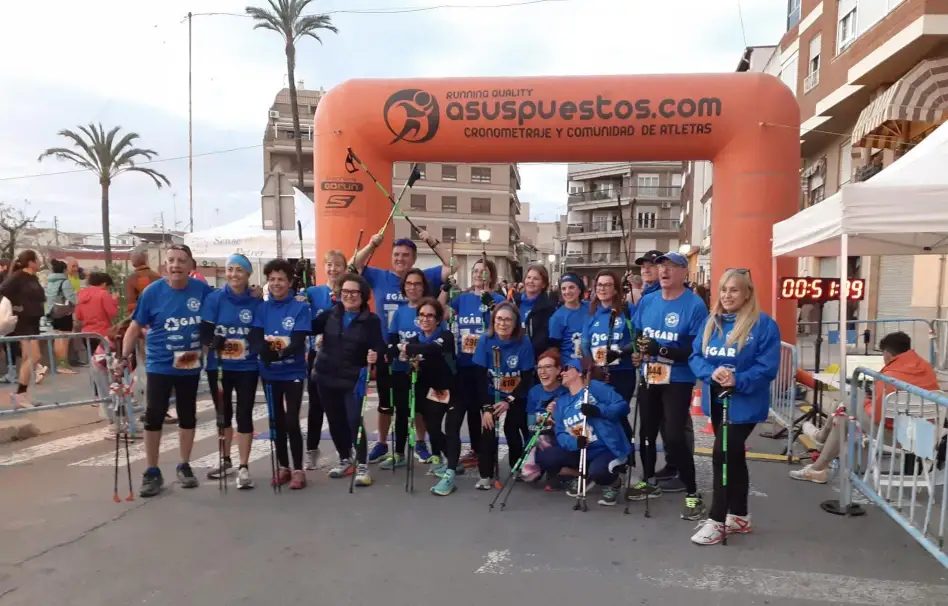 Fotos de salidas de club de Marcha Nórdica en Elda