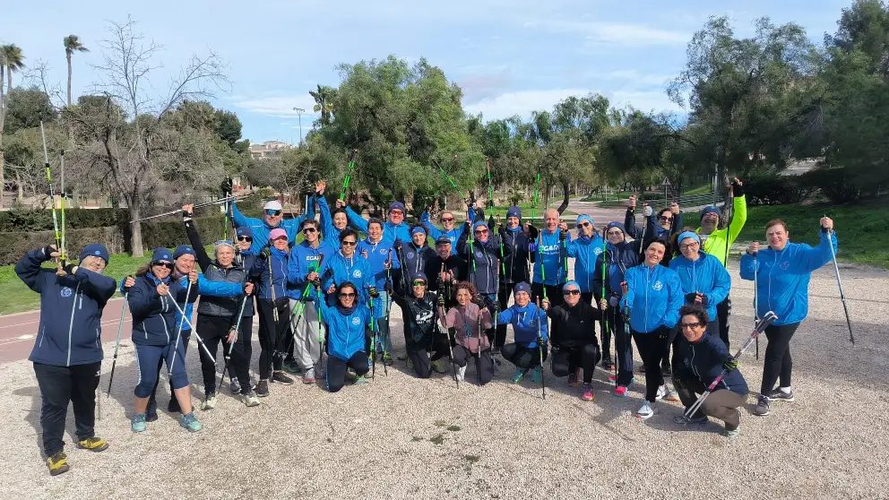 Fotos de salidas de club de Marcha Nórdica en Elda