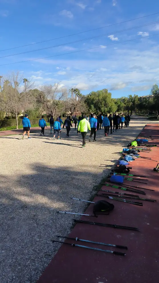 Fotos de salidas de club de Marcha Nórdica en Elda